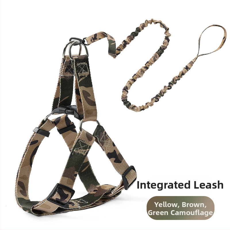 Határokon átnyúló új kisállat hám kutyáknak, rugalmas, robbanásbiztos húzókötél, kis és közepes méretű mellény stílusú kutyáknak való sétakötél-készlet