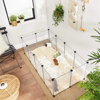 Νέος εσωτερικός αφαιρούμενος φράχτης κατοικίδιων χωρίς συναρμολόγηση για γάτες και σκύλους, φράχτης απομόνωσης με απελευθέρωση αέρα, διαφανής φράχτης κατοικίδιων