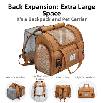 ➢ Τσάντα γάτας, Φορητό σακίδιο πλάτης, Επεκτεινόμενο σακίδιο πλάτης μεγάλης χωρητικότητας, Ελαφριά τσάντα κατοικίδιου, Αναπνέουσα τσάντα γάτας