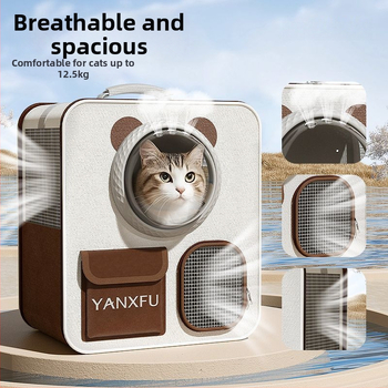 Τσάντα γάτας, κάψουλα χώρου για έξοδο, φορητή θήκη καροτσιού κατοικίδιων, βαλίτσα μεγάλης χωρητικότητας για πολλές γάτες, σακίδιο πλάτης για γάτες και σκύλους