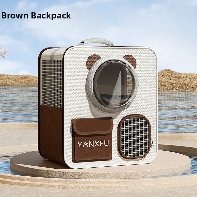 Macskazsák, kapszula alakú táska, hordozható kisállat gurulós tok, több macskás, nagy kapacitású poggyász, macska-kutya hátizsák, hátizsák