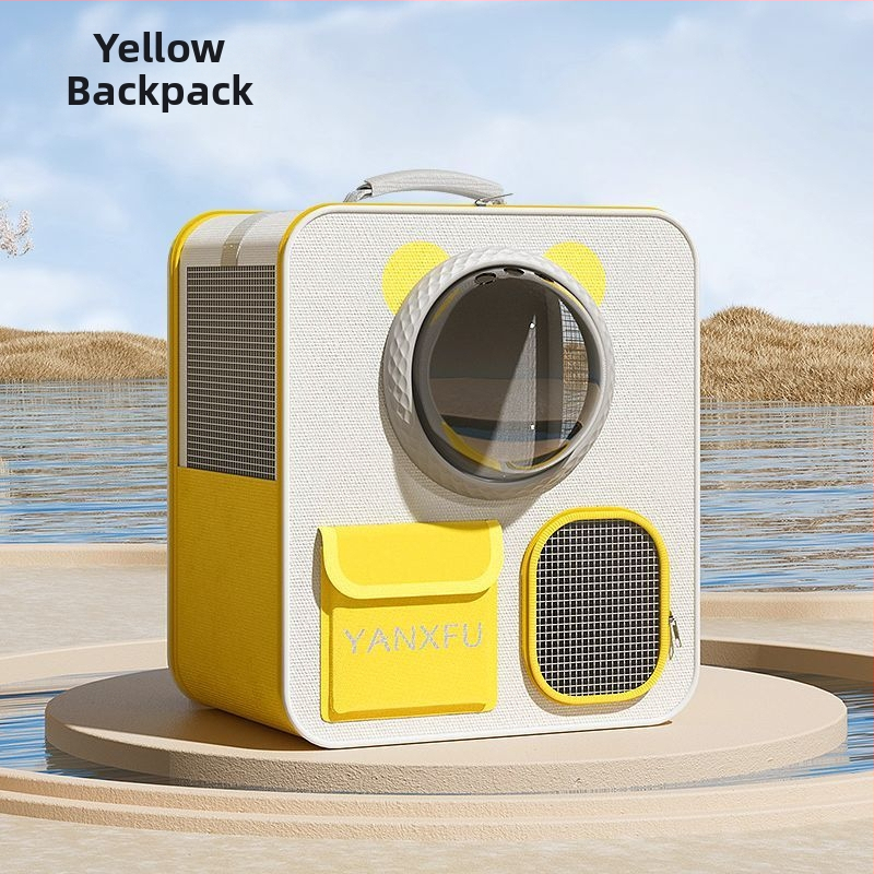 Macskazsák, kapszula alakú táska, hordozható kisállat gurulós tok, több macskás, nagy kapacitású poggyász, macska-kutya hátizsák, hátizsák