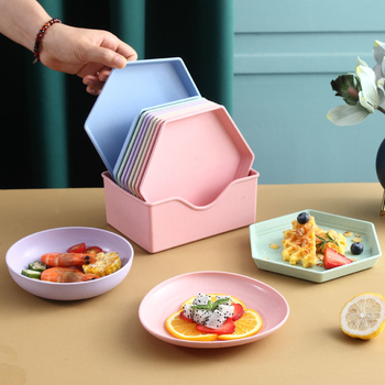 Japoniško stiliaus kaulinio porceliano indas namams, valgomojo stalo vaisių užkandžių lėkštė su pagrindu, kūrybinga maža plastikinė lėkštutė, atliekų padėklas