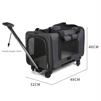 Καλάθι Εξόδου για Κατοικίδια, Θήκη Καροτσιού Μεγάλης Χωρητικότητας, Κλουβί Γάτας, Χωρητικότητα Δύο Γάτες, Αναπνεύσιμο Σακίδιο Πλάτης, Εξόδου Σκύλου, Αντικείμενο