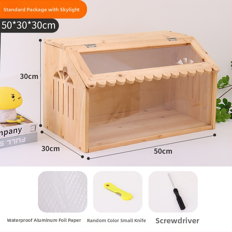 Rutin csirke tenyészdoboz, teljes készlet, kerti kunyhó, kisállat tenyészketrec, csirkefészek, Lutin csirkeházi madár tenyészketrec