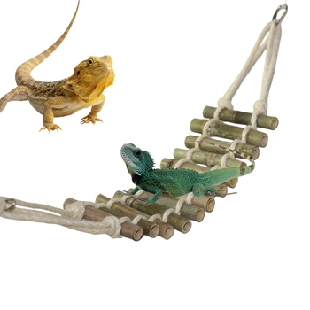 Scară de cățărat șopârlă bambus țesut cușcă pentru animale de companie decorare accesorii pentru animale de companie consumabile gecko colivie pentru păsări hamster scară scări