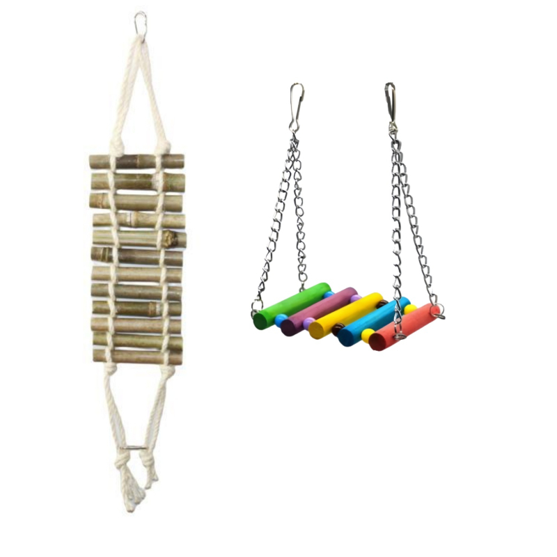 Scară de cățărat șopârlă bambus țesut cușcă pentru animale de companie decorare accesorii pentru animale de companie consumabile gecko colivie pentru păsări hamster scară scări