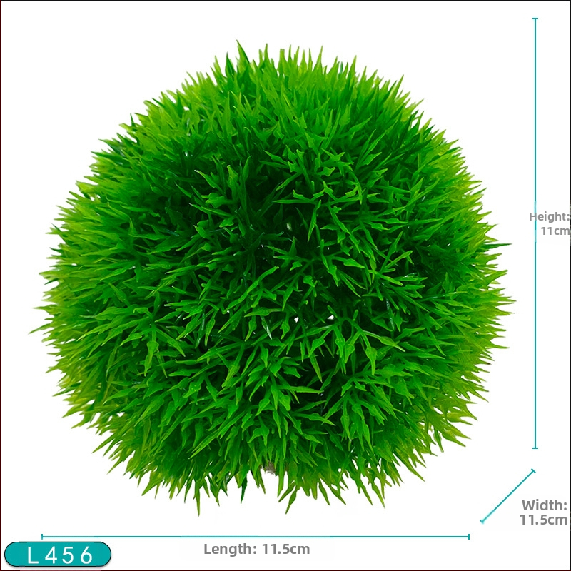 Akvaariumi uus kalapaak maastiku kalapaagi kaunistuseks plastist simulatsioon vesi ja rohi lillepall rohupall väikesed kaunistused ehted