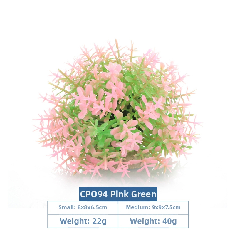 Akvaariumi uus kalapaak maastiku kalapaagi kaunistuseks plastist simulatsioon vesi ja rohi lillepall rohupall väikesed kaunistused ehted