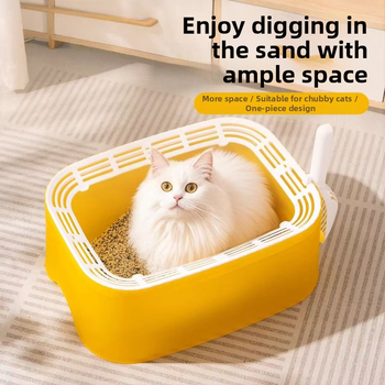 Άμμος για γάτες, πολύ μεγάλη, ημικλειστή, παχύρρευστη τουαλέτα, αντι-εξωτερική, αντι-άμμος, πολύ μικρή, ανοιχτή, προμήθειες για γάτες