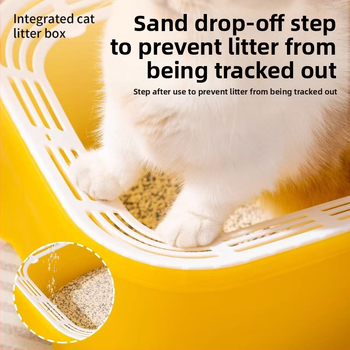 Άμμος για γάτες, πολύ μεγάλη, ημικλειστή, παχύρρευστη τουαλέτα, αντι-εξωτερική, αντι-άμμος, πολύ μικρή, ανοιχτή, προμήθειες για γάτες