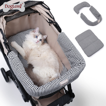 Χαλί καροτσιού για κατοικίδια, αντιβρώμικο, προσκέφαλο καροτσιού για σκύλους, σετ τριών τεμαχίων για καρότσι για εξορμήσεις, αντιβρώμικο χαλάκι, χαλάκι για κατοικίδια