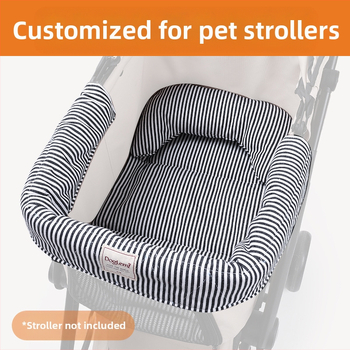 Χαλί καροτσιού για κατοικίδια, αντιβρώμικο, προσκέφαλο καροτσιού για σκύλους, σετ τριών τεμαχίων για καρότσι για εξορμήσεις, αντιβρώμικο χαλάκι, χαλάκι για κατοικίδια