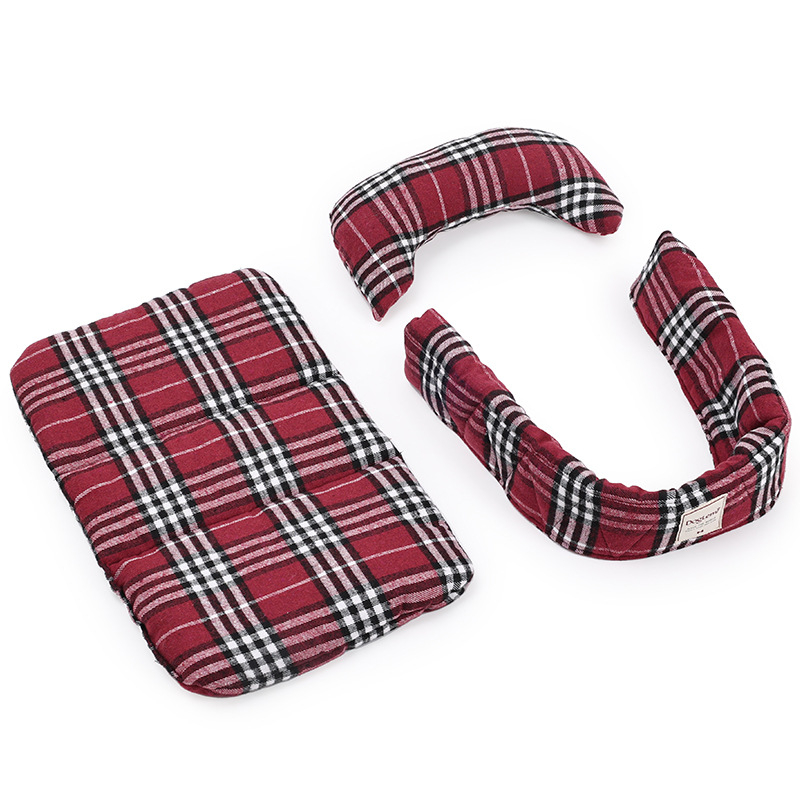 Kisállat babakocsi szőnyeg szennyeződésgátló kutya babakocsi fejtámla kirándulás babakocsi háromrészes szett szennyeződésgátló szőnyeg kisállat kellékek szőnyeg