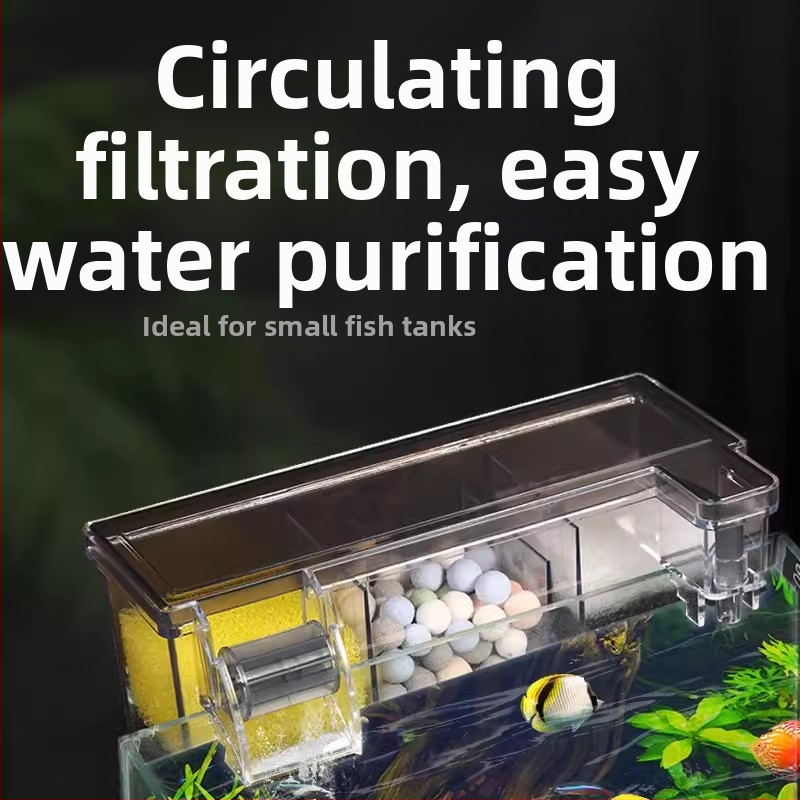 Songbao pie sienas stiprināms zivju akvārija filtrs bruņurupuču akvārija filtra kaste trīs vienā skābekļa filtrs pie sienas stiprināms pilienu kaste vairumtirdzniecībā