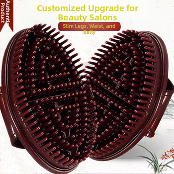 Meridian Brush Beauty Salon īpaša svara zaudēšanas birste mīksta ēteriskās eļļas birste silikona tauku dedzināšanai īsta piecu elementu masāžas vēdera tauku samazināšanas birste