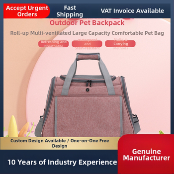 Τσάντα κατοικίδιων ζώων νέα μόδα αναπνεύσιμη φορητή τσάντα γάτας μεγάλης χωρητικότητας βολική προς τα έξω τσάντες κατοικίδιων ζώων κατασκευαστές χονδρικής