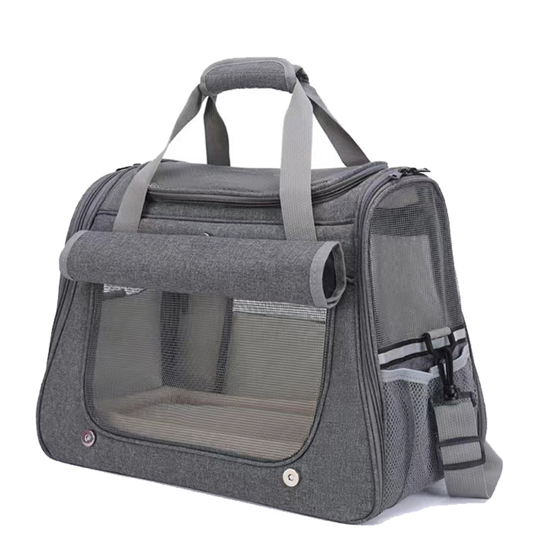 Kisállat táska új, divatos, lélegző, hordozható macskatáska, nagy kapacitású, kényelmes, kihúzható kisállat táska gyártók nagykereskedelme