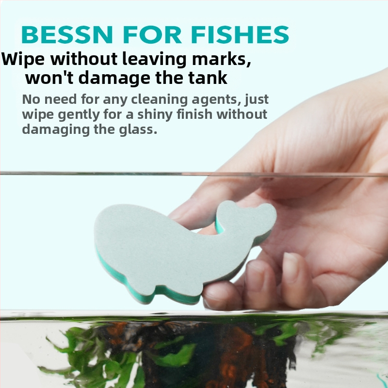 Akvariumo valytuvas, skirtas vandens žymėms ir apnašoms valyti, specialus buitinių akvariumų stiklams valyti, be jokių nulio kampų, be akvariumų gamintojų žalos.