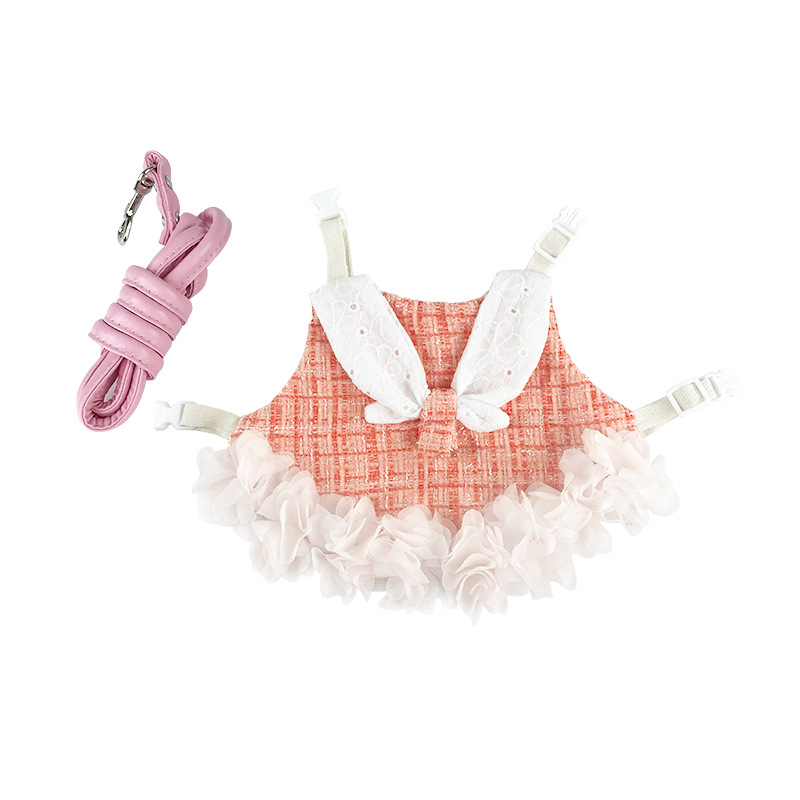 Дрехи за домашни любимци за зайци, морски свинчета и кльощави зайци, малки ароматни каишки, дрехи за домашни любимци, търговия на едро с дрехи за зайци за излети