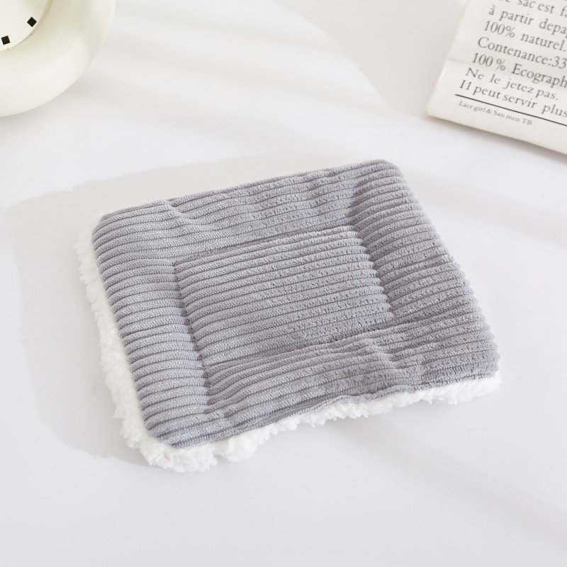 Hamsteri pesamatt väikese lemmiklooma pesa sametist puuvillast sametist soe puuvillane pesamatt hamster siil tšintšilja küülik väikese lemmiklooma matt