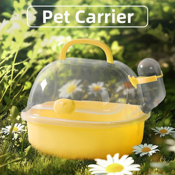 Κλουβί για χάμστερ, φορητό, μεγάλος χώρος, χρυσή αρκούδα, Polly Bear, εξωτερικό κλουβί, ποντίκι, τσάντα ταξιδιού, διαφανής, εξερχόμενη