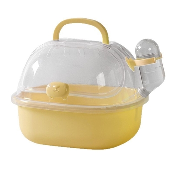 Κλουβί για χάμστερ, φορητό, μεγάλος χώρος, χρυσή αρκούδα, Polly Bear, εξωτερικό κλουβί, ποντίκι, τσάντα ταξιδιού, διαφανής, εξερχόμενη