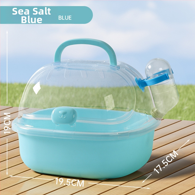 Hordozható hörcsögketrec, nagyméretű, aranymedve, Polly medve, egér külső ketrec, utazótáska, átlátszó, kimenő