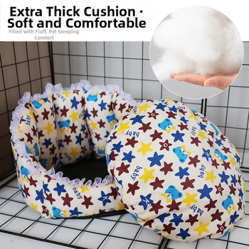 Amazoni uus toode, merisea voodi, orav, meekott, suhkrutšintšilja, diivanvoodi, sügis-talvine soe pesa, lemmiklooma puuvillane pesa