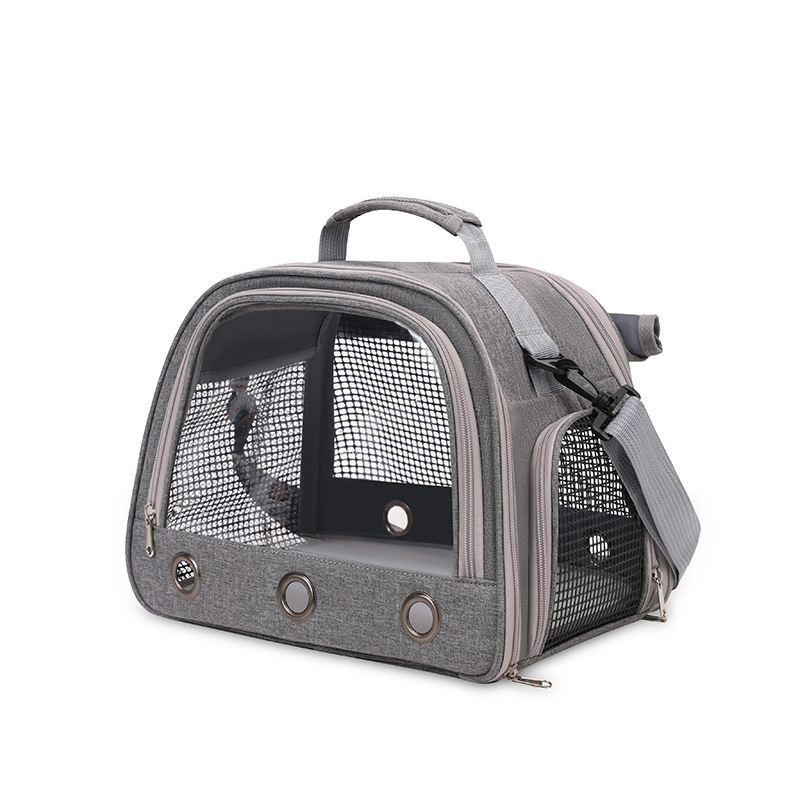 Határokon átnyúló gyártók kisállat táska új multifunkcionális hordozható nyúl táska tengerimalac átlátszó állattáskával