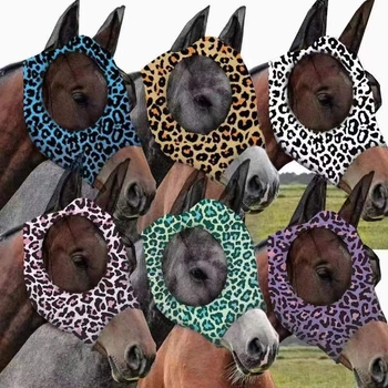 Gamykloje sandėlyje ir greitas pristatymas. Leopardo rašto arklio kaukė su tampria apsauga nuo uodų. Įvairūs spausdinti arklio galvos apdangalai. Jojimo reikmenys.