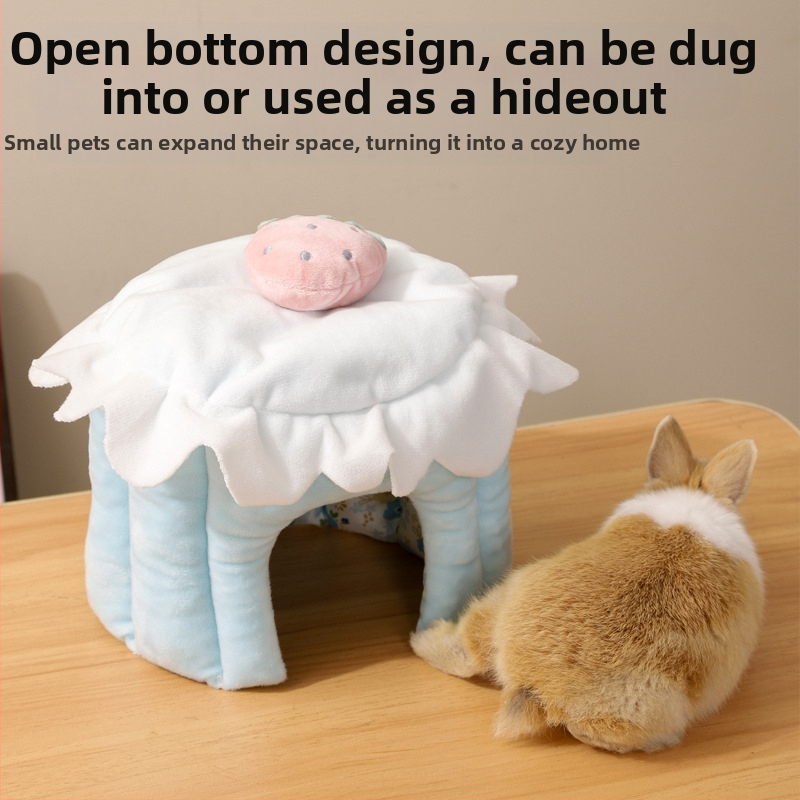 Приют за хамстери Du Laohan Cross-Border, Къщичка за морски свинчета, Приют за чинчили, Къщичка за зайци, Гнездо за зайци, Гнездо за морски свинчета, Памучно гнездо