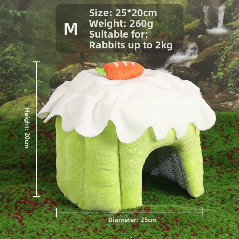 Du Laohani piiriülene hamstri varjupaik meriseale, tšintšiljale, küülikule, küülikupesa, meriseapesa, puuvillane pesa