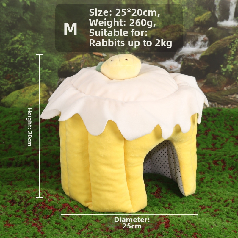 Du Laohani piiriülene hamstri varjupaik meriseale, tšintšiljale, küülikule, küülikupesa, meriseapesa, puuvillane pesa