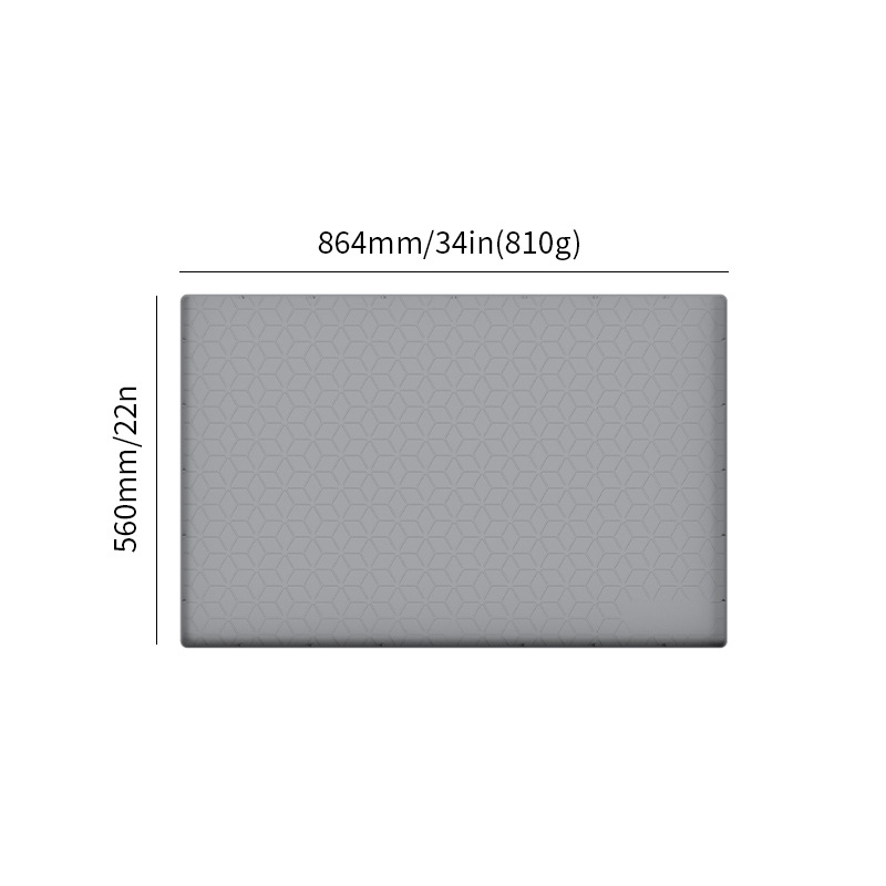 Kohandatud silikoonist lemmikloomamatt, kulumiskindel ja kriimustuskindel lemmikloomade alusmatt, kergesti puhastatav, libisemiskindel ja pritsmekindel 28-tolline kassiliivamatt