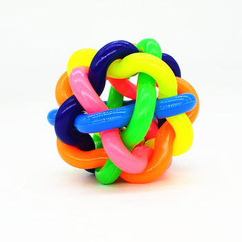 Μπάλα παιχνιδιού παπαγάλος πουλί/ήχος πολύχρωμου κουδουνιού/στησίματα εκπαίδευσης/μικρό/παιωνία δέρματος τίγρης Xuanfeng Starling Xuanfeng