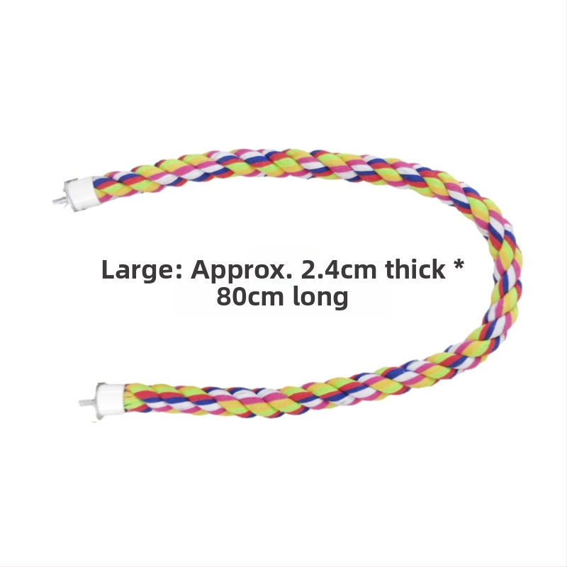 Medvilninės virvės stovas, pagaliukas, paukščių reikmenys, papūgos žaislai, tigro oda, Xuan Feng poilsio spalva, virvė, sulankstoma tarpinė, fiksuoto tipo