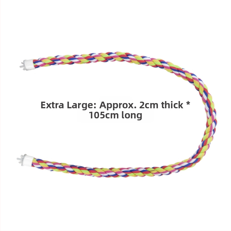 Medvilninės virvės stovas, pagaliukas, paukščių reikmenys, papūgos žaislai, tigro oda, Xuan Feng poilsio spalva, virvė, sulankstoma tarpinė, fiksuoto tipo