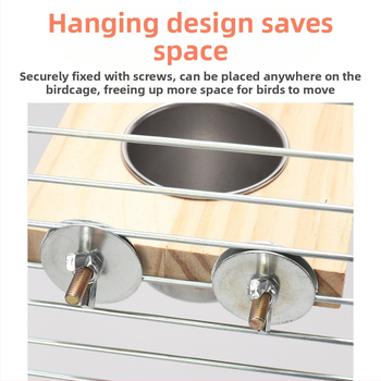 Δέρμα τίγρης παιωνία xuanfeng παπαγάλος παγωμένος μασίφ ξύλινο κουτί τροφής πουλιών τροφοδότης πουλιών ψαρόνι φλιτζάνι μπολ λεκάνης μασίφ ξύλινος σταθμός