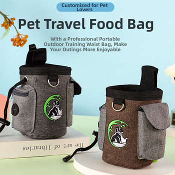 Τσάντα εκπαίδευσης κατοικίδιων ζώων Επαγγελματική τσάντα μέσης εκπαίδευσης σκύλων Τσάντα με είδη εκπαίδευσης για περπάτημα σκύλου Τσάντα τροφής για σκύλους Φορητή τσάντα τροφής για σκύλους