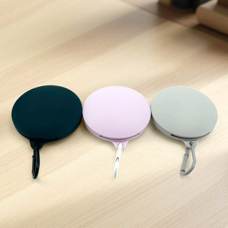 Väike kaasaskantav koeratoidukott õues kasutatavate koerte treeningkott peenest silikoonist koeratoidukott ümmargune veekindel kulumiskindel koeratoidukott