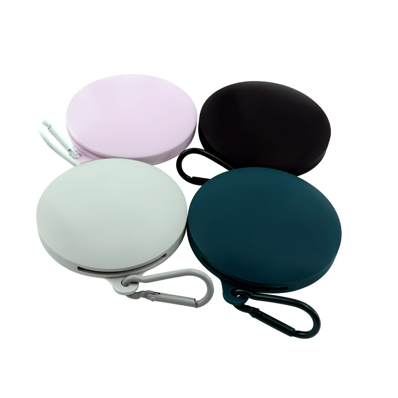 Väike kaasaskantav koeratoidukott õues kasutatavate koerte treeningkott peenest silikoonist koeratoidukott ümmargune veekindel kulumiskindel koeratoidukott