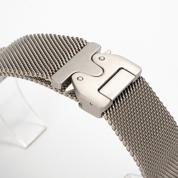 Κατάλληλο για το Apple Watch Strap S11, Επίσημο, Νέο Milanese Umbrella Buckle, Ανοξείδωτο Ατσάλι, Λουράκι S10