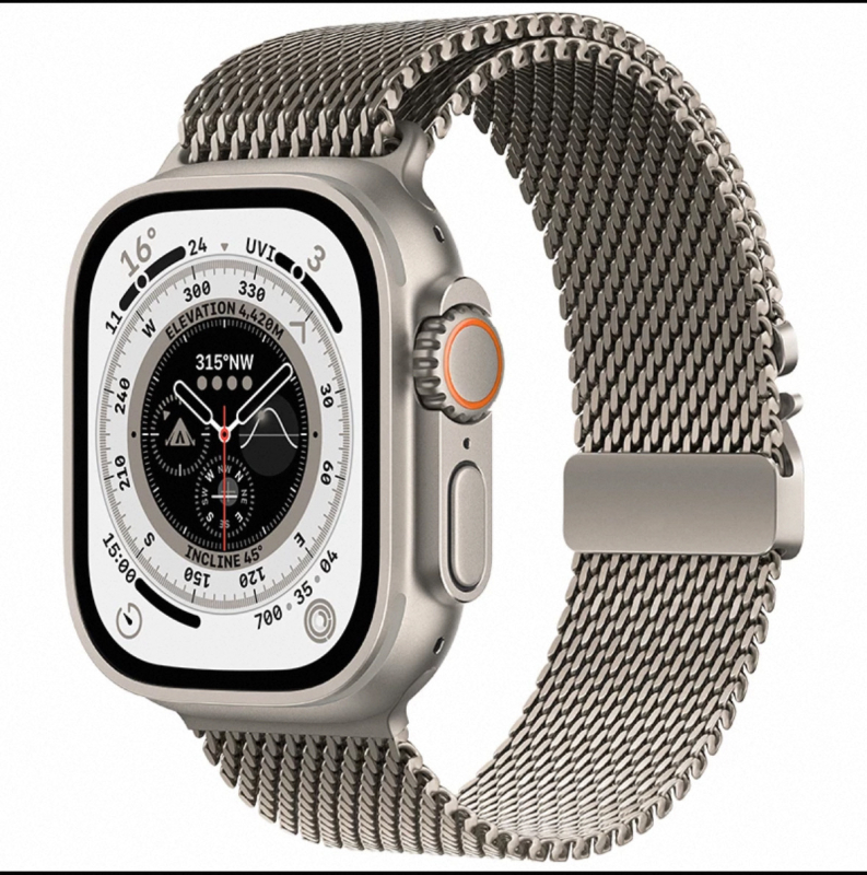 Apple Watch Strap S11 hivatalos új milánói esernyőcsat rozsdamentes acél S10 szíjhoz alkalmas