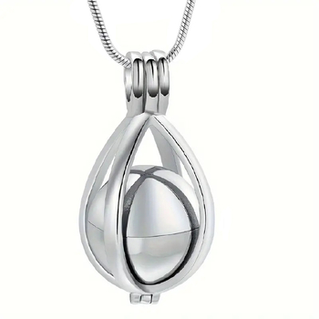 Νέο κολιέ μπουκαλιών αρώματος από ανοξείδωτο ατσάλι με μαργαριτάρια εξωτερικού εμπορίου για να τιμήσει τον εορτασμό του βάζο στάχτης μενταγιόν κατοικίδιων ζώων με τεφροδόχο