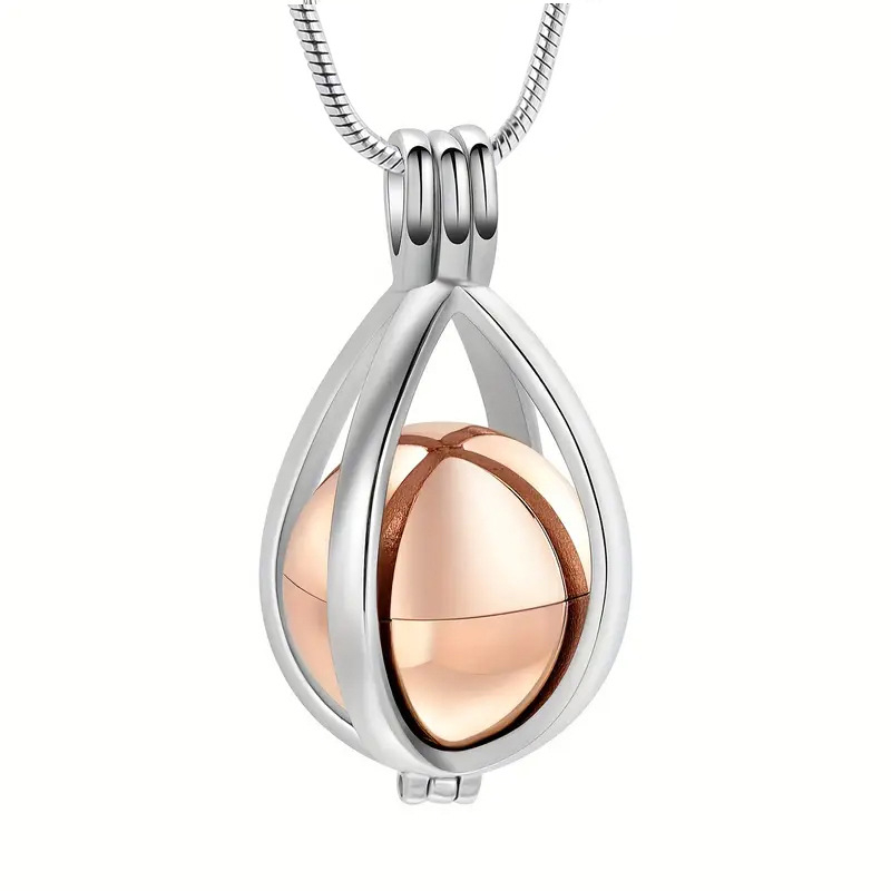 Väliskaubanduse uus pärlmutter roostevabast terasest parfüümipudeli kaelakee sugulaste lemmikloomade urni ripats tuhapurgi mälestuseks