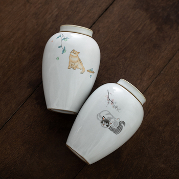 Τσαγιέρα Guanyao Lucky Cat Κεραμική, Σιδερένια, Μεγάλη Τσαγιέρα Ruyao, Σφραγισμένη Συσκευασία Τσαγιού