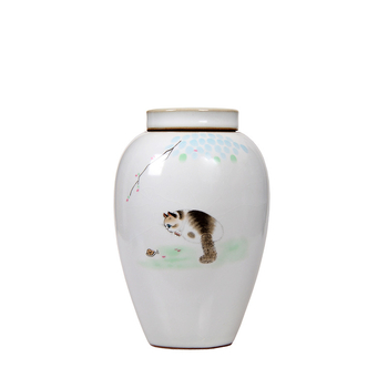 Τσαγιέρα Guanyao Lucky Cat Κεραμική, Σιδερένια, Μεγάλη Τσαγιέρα Ruyao, Σφραγισμένη Συσκευασία Τσαγιού