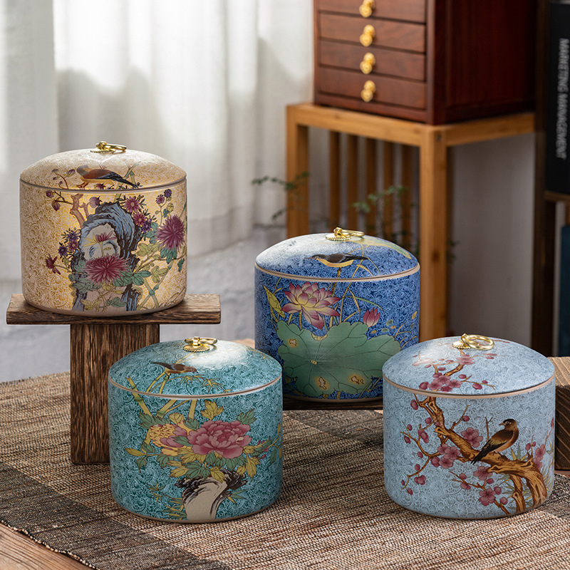 Keraamilise teekannu pakendamine kinkekarbi trükkimine avamiseks ettevõtte tegevuse kingitus külalistele ärikingitus hulgimüük