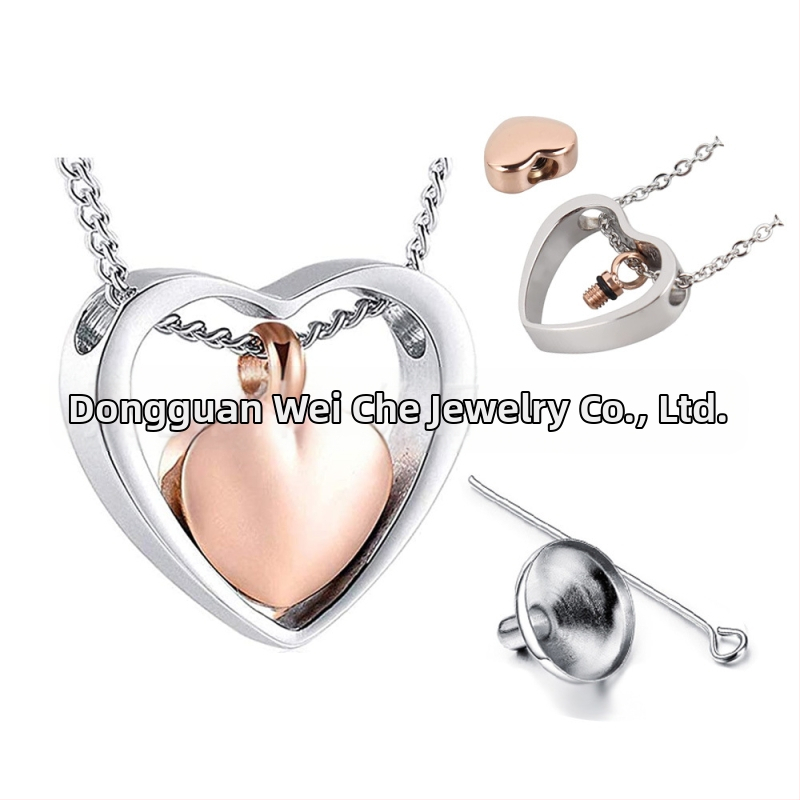 Piiriülesed ehted sugulastele Tuha ripatsiga kaelakee, õõnes südamekujuline, enimmüüdud loominguline ehe urni kaelakee